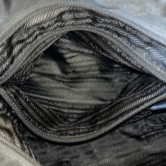 SOLD ❗️❗️Prada Black Nylon Double-Pocket Shoulder Bag - Picture 7 of 15
